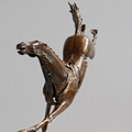 sculpture bronze ruade cheval - Erwan André